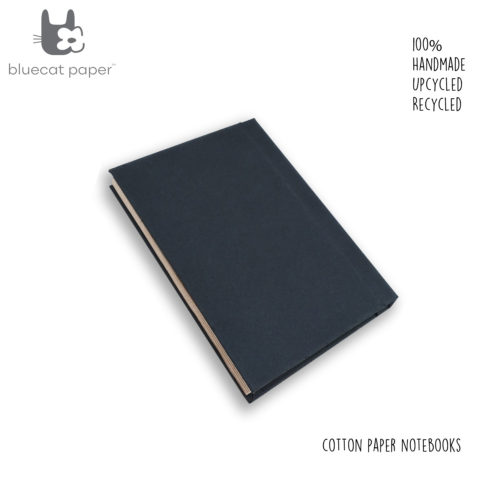 Unique handmade dark grey journal