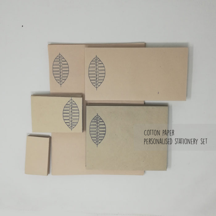 Handmade paper stationary box