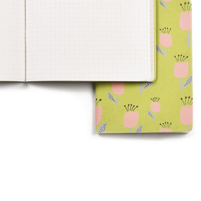 Tulip green notebook 5