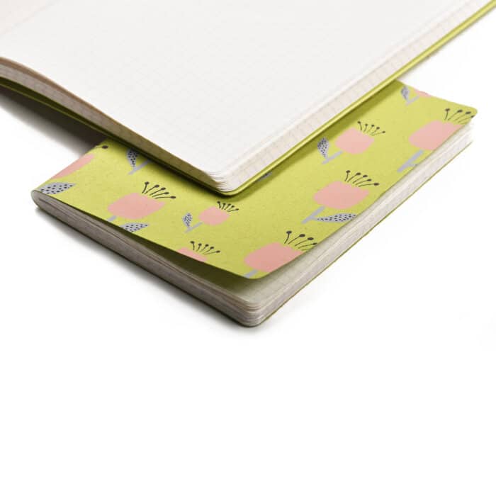Tulip green notebook 6